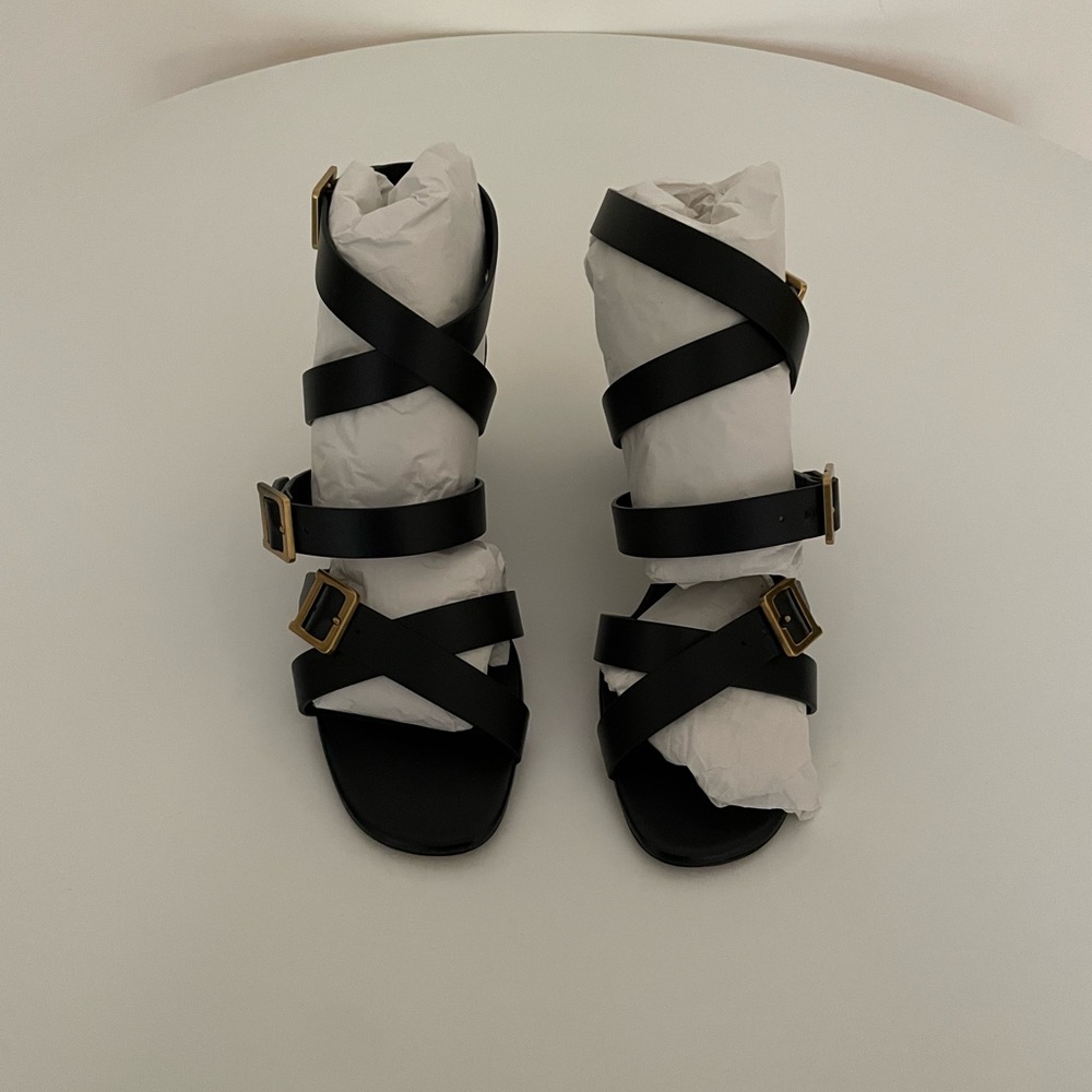 BRAND NEW Dior double D black sandal sz 38